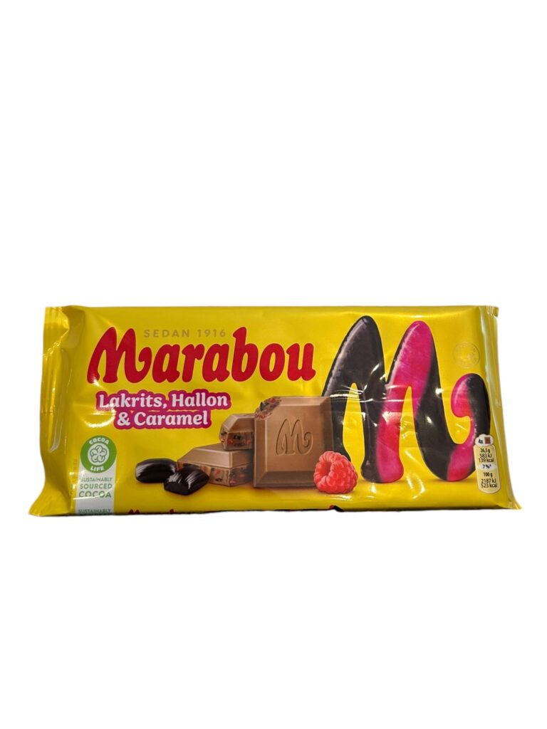 thumbnail of Marabou Lakrits, Hallon & Caramel